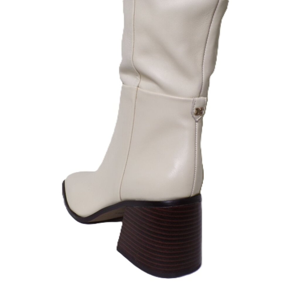 🆕SAM EDELMAN Wade Knee High Boot Ivory Off-White 8.5 - Picture 16 of 16